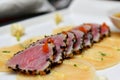 Black and White Sesame Seared Tuna Royalty Free Stock Photo