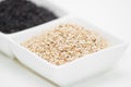 Black and white sesame seeds