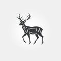 Norwegian Nature-inspired Deer Logo Silhouettes