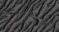 Black white silk satin fabric abstract background. Drapery fold crease wavy crumpled. Light shiny glitter shimmer shine.