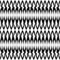 Black and white simple shape geometric seamless pattern, vector