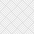 Black and white simple wooden floor parquet seamless pattern, vector Royalty Free Stock Photo