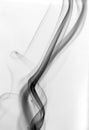 Black and White Smoke Abstract