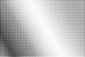 Black white smooth diagonal dotted gradient. Half tone background. Royalty Free Stock Photo