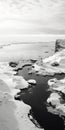 Arctic Waters A Stunning Black And White Aerial View Photography