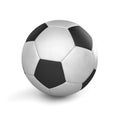 Black and white soccer ball (football) Royalty Free Stock Photo
