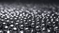 black and white spheres a lot of shiny silver balls Royalty Free Stock Photo