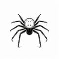 Black And White Spider Drawing: Unique Character Design For Halloween