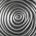 black and white spiral A spiral metal background with an aluminum look. The background has a rough and uneven spiral texture Royalty Free Stock Photo