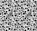 Black And White Spots Dots Mania Pattern