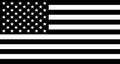 Black And White Stars And Stripes Royalty Free Stock Photo