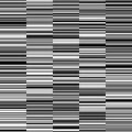 Black and white straight horizontal variable width stripes background Royalty Free Stock Photo