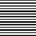 Black and white straight parallel lines. Seamless gradient pattern with horizontal stripes. Line halftone texture. Vector Royalty Free Stock Photo