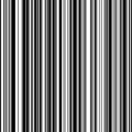 Black and White Straight Vertical Variable Width Stripes Royalty Free Stock Photo