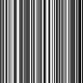 Black and White Straight Vertical Variable Width Stripes Royalty Free Stock Photo