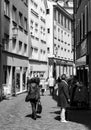 Black and white street photography in Zurich
