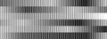 Black and white striped halftone gradient strips. Fading line gradation background. Repeating linear pattern backdrop