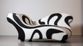 Black And White Swirl Chair: A Bold And Stylish Accent For Your Small Room