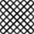 Black and white tartan seamless vector pattern. Checkered plaid texture. Geometrical simple square background for fabric, textile Royalty Free Stock Photo