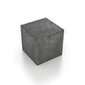 Black white textile textured cube