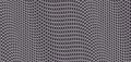 Black and white texture. Irregular array or matrix of random ovals. Vector illustration for print, textile, fabric, package, Royalty Free Stock Photo