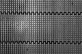 Black and white texture of portion of escalators Royalty Free Stock Photo