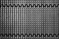 Black and white texture of portion of escalators Royalty Free Stock Photo