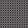 Black and white tile chessboard pattern with circles, vector squares background Royalty Free Stock Photo