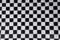 Black and white tile in a checker board pattern