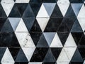 Black and White Tiled Floor Royalty Free Stock Photo