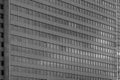 Black and white, Modern facade. Royalty Free Stock Photo