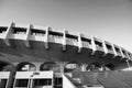 Black and white tone of Yoyogi National Gymnasium Royalty Free Stock Photo