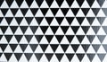 Black and white triangle background