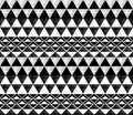 Black and white triangle pattern