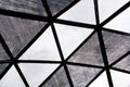 Black and white triangle roof dome texture background