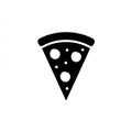 Pizza Slice Icon Royalty Free Stock Photo