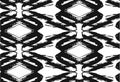 Black and white tribal Navajo vector seamless pattern Royalty Free Stock Photo