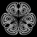 Abstract gothic tribal mandala in celtic style Royalty Free Stock Photo
