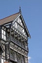 Black and white Tudor building