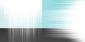 Black, White and Turquoise Bright Linear Striped Gradient Shapes, Motion Blurs: A Clean, Sleek and Dynamic Vertical Contrast