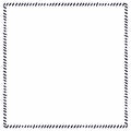 Doodle borders hand drawn black and white frame Royalty Free Stock Photo