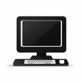 Minimalistic Desktop Computer With Black Keyboard