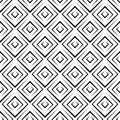 Black and white vector seamless geometrical pattern Royalty Free Stock Photo