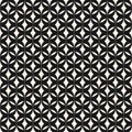 Black and white vector seamless pattern. Abstract geometric monochrome texture Royalty Free Stock Photo