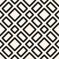 Black and white vector seamless pattern with squares, rectangles, grid, tiles Royalty Free Stock Photo