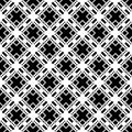 Black and white vector seamless repeted pattern design Royalty Free Stock Photo