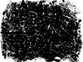 Lino Print Grunge Texture 6B Black