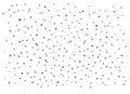 Black and white vector texture, lots of small black dots that are often evenly spaced on a white background design element, Royalty Free Stock Photo