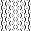 Black and white vertical curved shape pattern