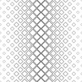 Black and white vertical square pattern background - monochromatic vector illustration from diagonal squares